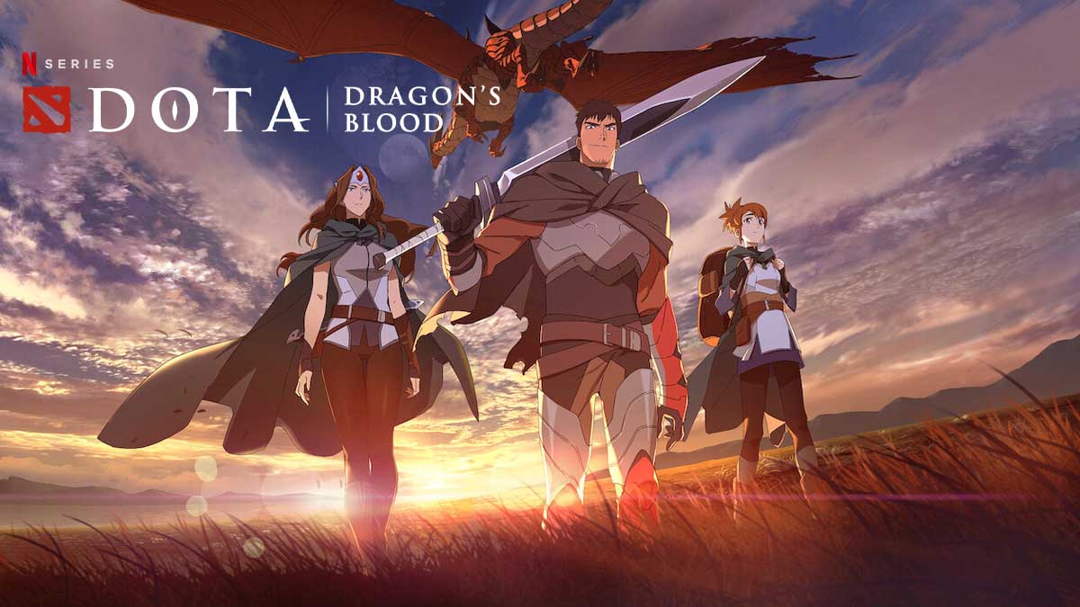 Netflix DOTA Dragon’s Blood anime series Netflix DOTA Dragon’s Blood anime series