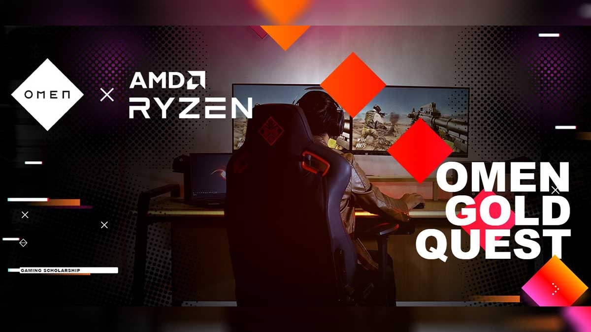 HP Omen Gold Quest scholarship program with AMD Ryzen HP Omen Gold Quest scholarship program with AMD Ryzen