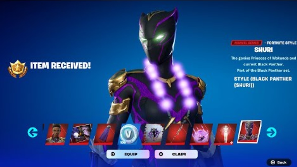 Shuri Fortnite Skin